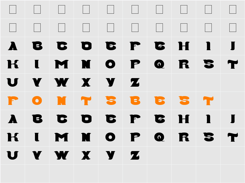 Good Morning Character Map