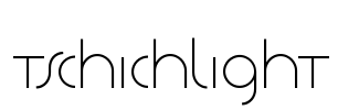TschichLight Font Image