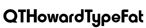 QTHowardTypeFat Font Image