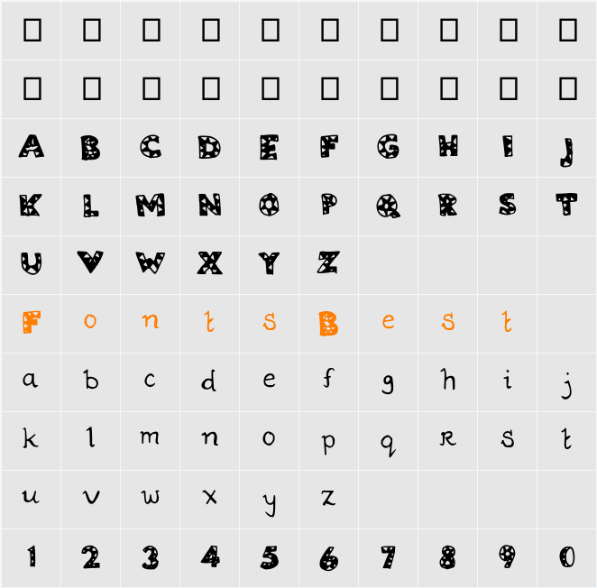 ZiggyZaggy Character Map