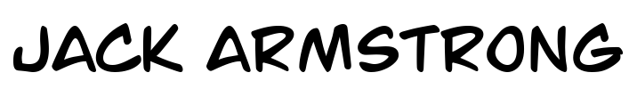 Jack Armstrong Font Image