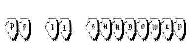 pf_il-shadowed Font Image