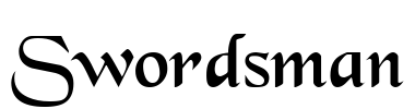 Swordsman Font Image