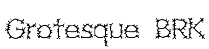 Grotesque BRK