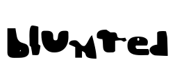 Blunted Font Image