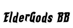 ElderGods BB Font Image