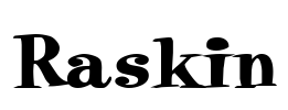 Raskin Font Image