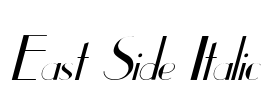 East Side Italic