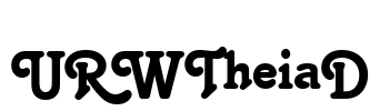 URWTheiaD Font Image