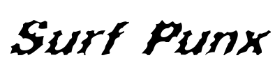 Surf Punx Font Image
