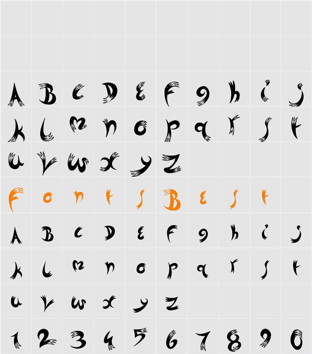 Dreams Character Map