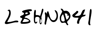 LEHN041 Font Image