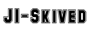 JI-Skived Font Image