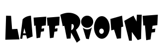 LaffRiotNF Font Image