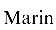 Marin Font Image