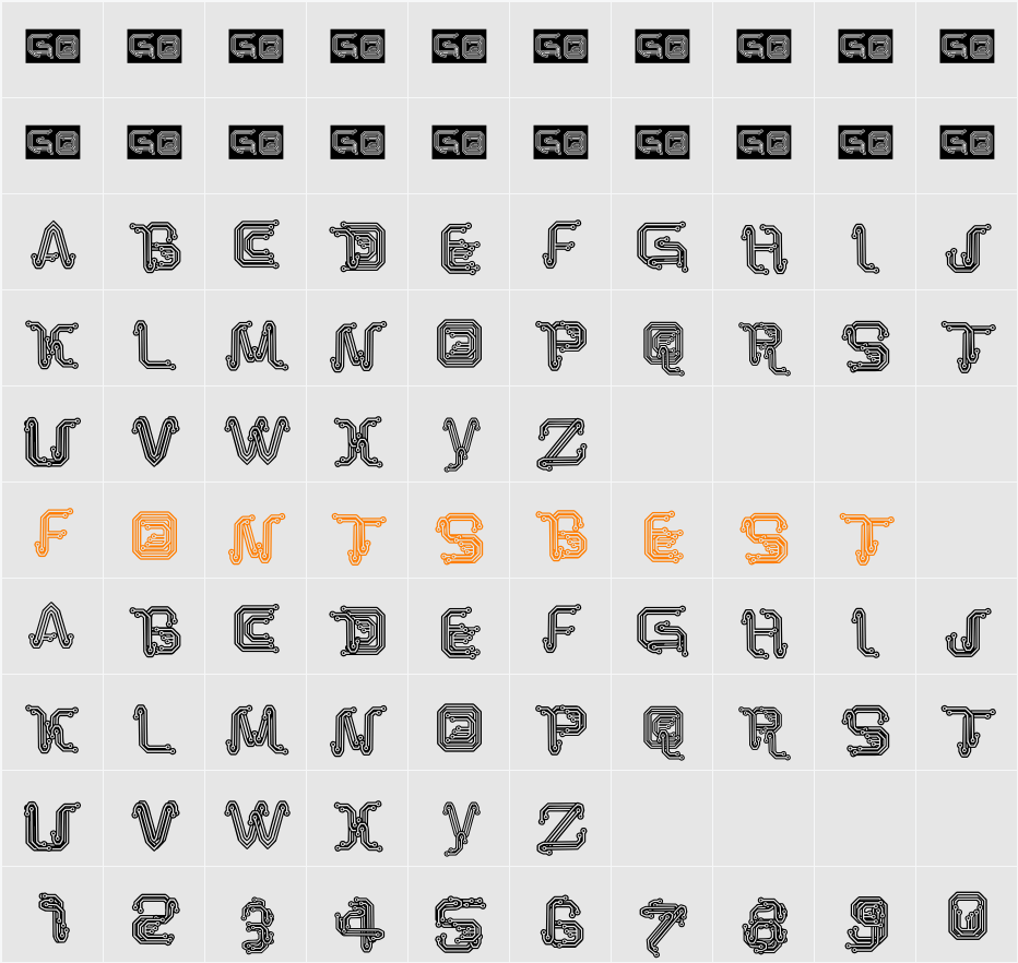 Park Tech CG Character Map
