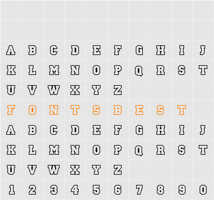 a_CampusClg Character Map