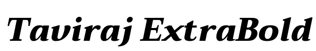 Taviraj ExtraBold