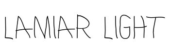 Lamiar Light Font Image