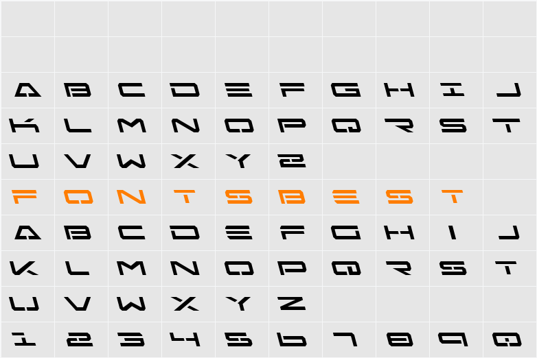 Free Agent Leftalic Character Map