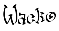 Wacko Font Image