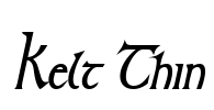 Kelt Thin Font Image