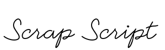Scrap Script Font Image
