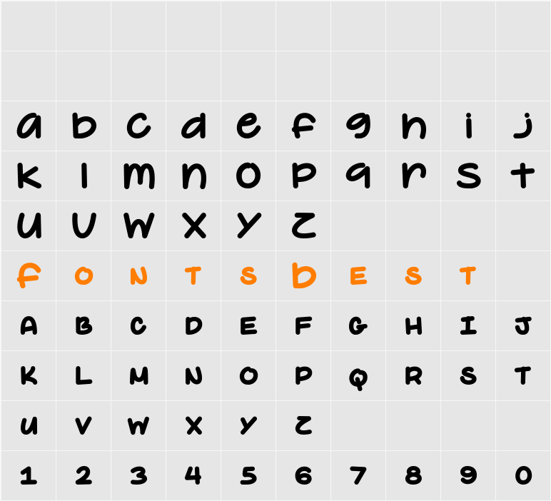 Elephant Ears Demo Character Map