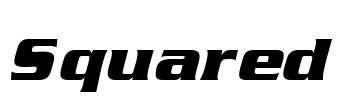 Squared Font Image