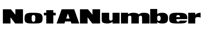 NotANumber