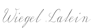 Wiegel Latein