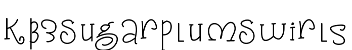 KB3SugarplumSwirls Font Image