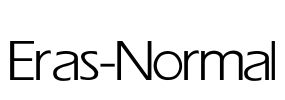 Eras-Normal Font Image