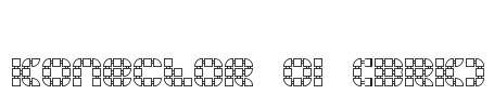 Konector O1 (BRK) Font Image