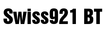 Swiss921 BT Font Image