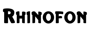 Rhinofon Font Image