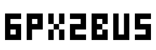 6px2bus Font Image
