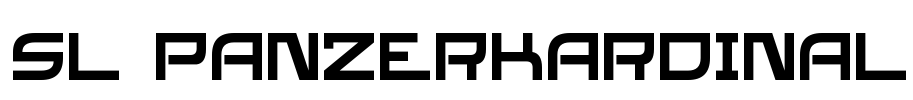 SL Panzerkardinal Font Image
