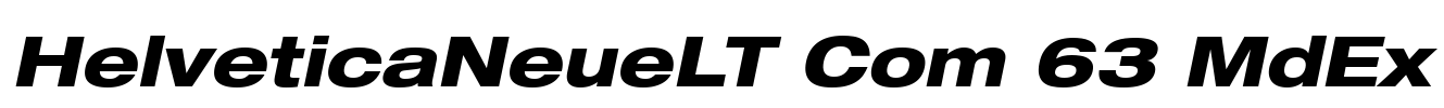 HelveticaNeueLT Com 63 MdEx