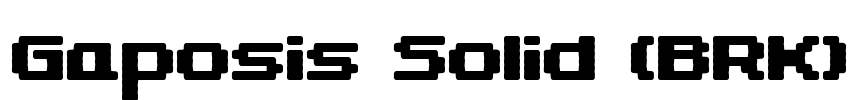 Gaposis Solid (BRK)
