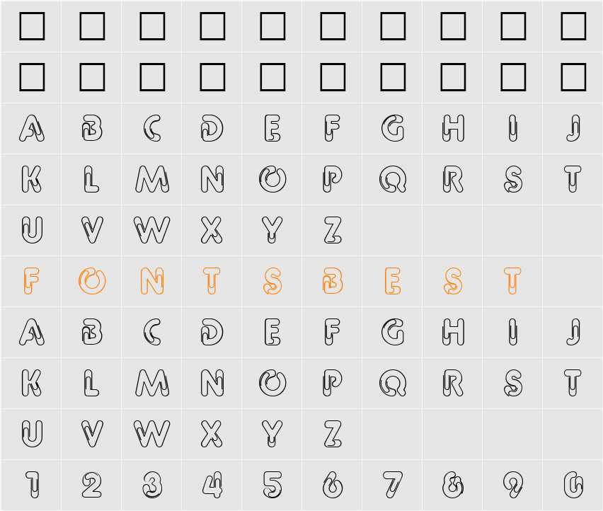 PageClips Character Map