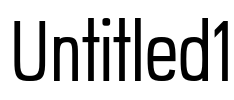 Untitled1 Font Image