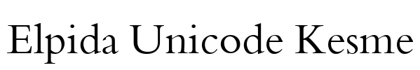 Elpida Unicode Kesme