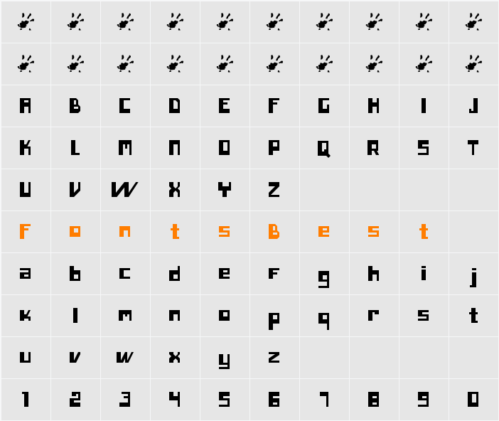 inero Character Map