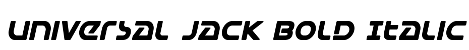 Universal Jack Bold Italic