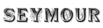 SEYMOUR Font Image