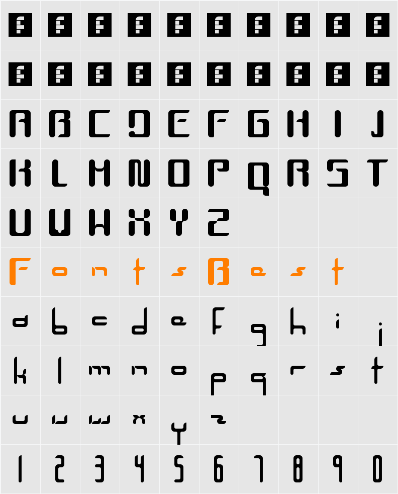 Unica Character Map