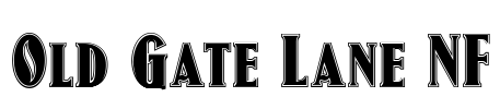 Old Gate Lane NF Font Image