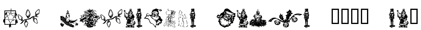 KR Christmas Dings 2004 Six Font Image