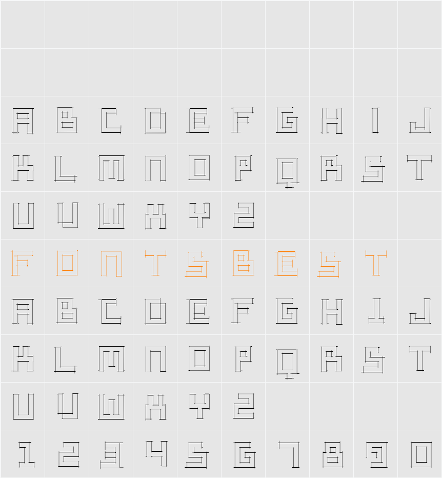 SketchiquaA Character Map